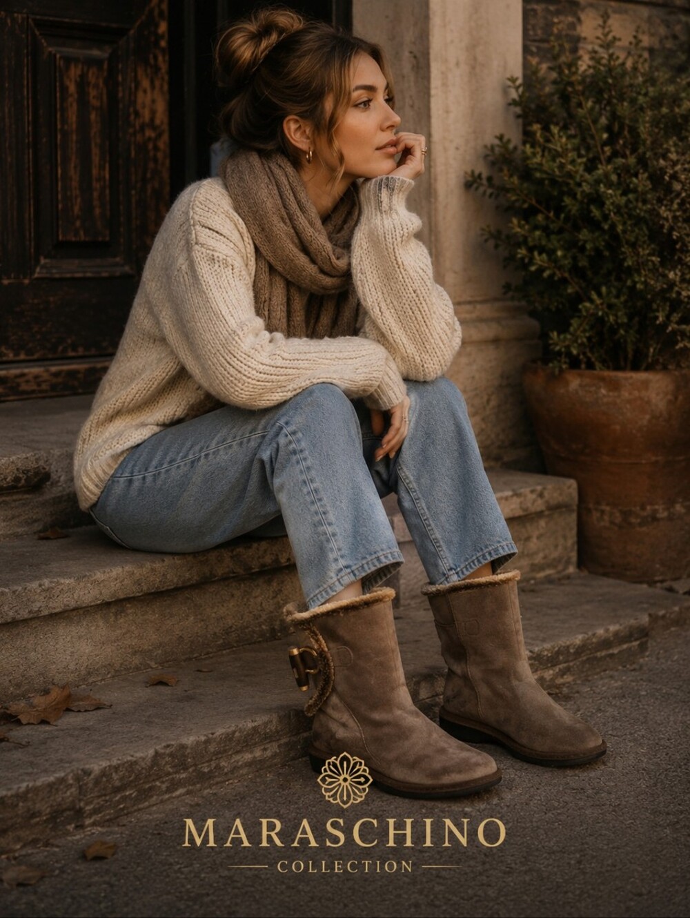 Stuart Weitzman Suede Toggle Snow Boots | 6